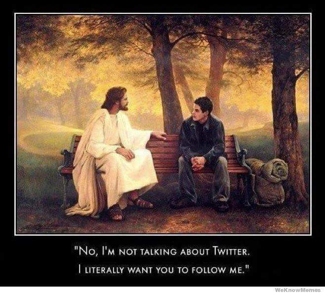 follow me - Jesus